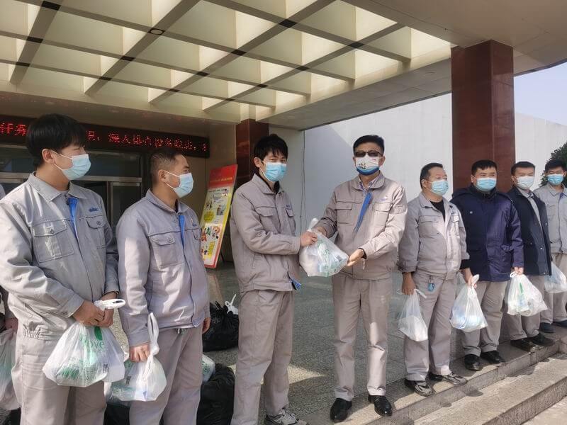 388vip太阳集团公司工会疫情期间关爱职工行动多