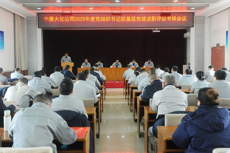 388vip太阳集团公司党委召开2025年度党组织书记抓基层党建述职评议查核会议